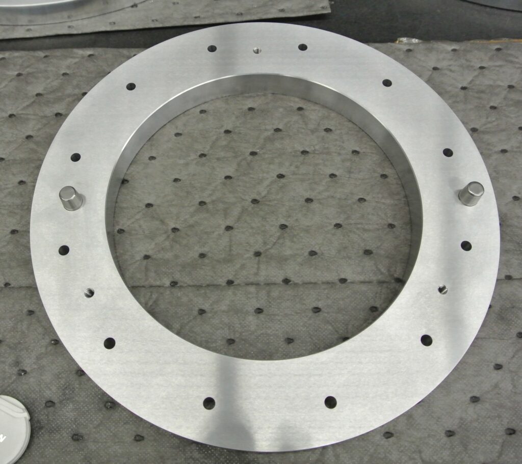 LSR Overmold Compression Mold Component used in Computer Chip Manufacturing process.